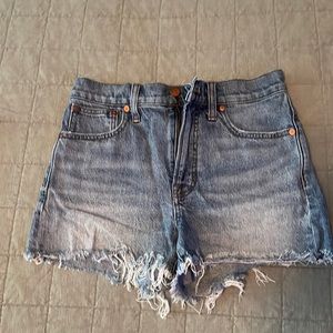 Madewell denim shorts. Size 27.